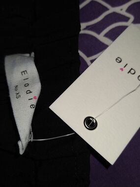 Elodie Black Ankle Length Pants. Classic Black